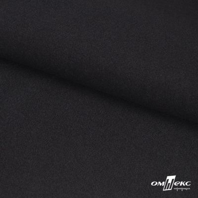 Трикотажное полотно "Монне" 100% полиэстр, 152см, 350 г/м2, чёрный, м - купить в Нижнем Тагиле. Цена 385 руб.