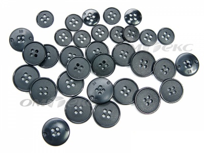 51926/15 мм (4 пр) черные пуговицы (брючные) - купить в Нижнем Тагиле. Цена: 1.50 руб.