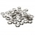 Люверсы, металлические/10мм/никель (упак.1000 шт) - купить в Нижнем Тагиле. Цена: 637 руб.