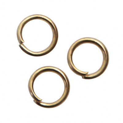 Кольцо  соединительное для бижутерии 5 мм, цв.-золото - купить в Нижнем Тагиле. Цена: 0.44 руб.
