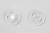 Кнопки пришивные пластиковые 13 мм, блистер 24шт, цв.-прозрачные - купить в Нижнем Тагиле. Цена: 62.27 руб.