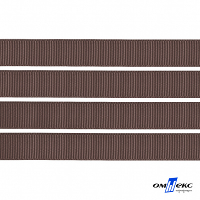 Репсовая лента 005, шир. 6 мм/уп. 50+/-1 м, цвет коричневый - купить в Нижнем Тагиле. Цена: 88.45 руб.
