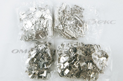 Крючки брючные 4 шипа "Стром" 144 шт. никель - купить в Нижнем Тагиле. Цена: 383.97 руб.