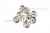 Кнопки пришивные 30 мм никель - купить в Нижнем Тагиле. Цена: 18.68 руб.