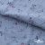 Ткань Муслин принт, 100% хлопок, 125 гр/м2, шир. 140 см, #2308 цв. 69 серо-голубой с цветком - купить в Нижнем Тагиле. Цена 413.11 руб.
