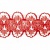 140-Кружево капрон 15мм цв.13-красный - купить в Нижнем Тагиле. Цена: 4.21 руб.