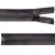 Молния водонепроницаемая PVC Т-7, 60 см, разъемная, цвет (301) т.серый - купить в Нижнем Тагиле. Цена: 49.90 руб.