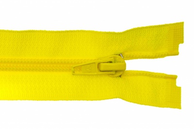 Спиральная молния Т5 131, 90 см, автомат, цвет жёлтый - купить в Нижнем Тагиле. Цена: 14.20 руб.
