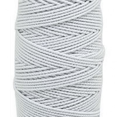 Нитка - резинка Спандекс 25 м (уп-10шт)-белые - купить в Нижнем Тагиле. Цена: 35.65 руб.