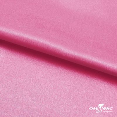 Поли креп-сатин 15-2215, 125 (+/-5) гр/м2, шир.150см, цвет розовый - купить в Нижнем Тагиле. Цена 157.15 руб.