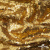 Трикотажное полотно, Сетка с пайетками,188 гр/м2, шир.140 см, цв.-тем.золото (#51) - купить в Нижнем Тагиле. Цена 505.15 руб.
