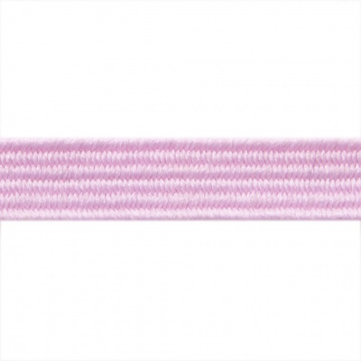 Резиновые нити с текстильным покрытием, шир. 6 мм ( упак.30 м/уп), цв.- 80-розовый - купить в Нижнем Тагиле. Цена: 155.22 руб.