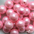 0404-00108-Бусины пластиковые под жемчуг "ОмТекс", 16 мм, (уп.50гр=24+/-1шт) цв.101-св.розовый - купить в Нижнем Тагиле. Цена: 44.18 руб.