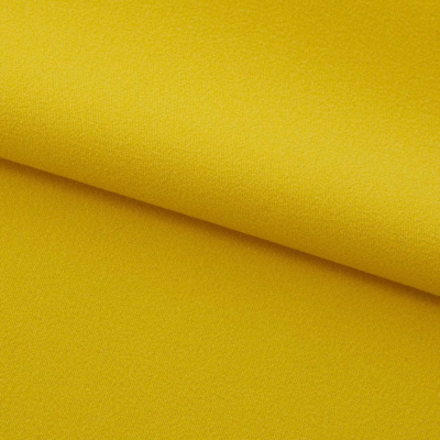 Креп стрейч Амузен 14-0756, 85 гр/м2, шир.150см, цвет жёлтый - купить в Нижнем Тагиле. Цена 196.05 руб.