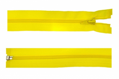 Спиральная молния Т5 131, 90 см, автомат, цвет жёлтый - купить в Нижнем Тагиле. Цена: 14.20 руб.