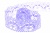 Тесьма кружевная 0621-2063, шир. 40 мм/уп. 20+/-1 м, цвет 107-фиолет - купить в Нижнем Тагиле. Цена: 933.93 руб.