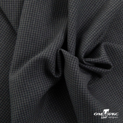 Ткань костюмная Пье-де-пуль 24013, 210 гр/м2, шир.150см, цвет т.серый - купить в Нижнем Тагиле. Цена 334.18 руб.
