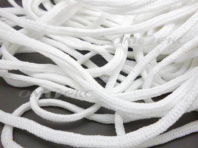 Шнур В-036 4 мм мелкое плетение 100 м белый - купить в Нижнем Тагиле. Цена: 2.02 руб.