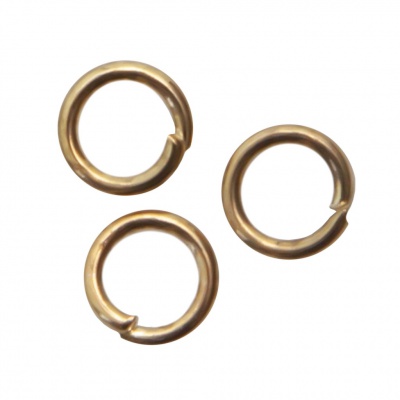 Кольцо  соединительное для бижутерии 4 мм, цв.-золото - купить в Нижнем Тагиле. Цена: 0.41 руб.