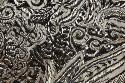 Ткань костюмная жаккард №11, 140 гр/м2, шир.150см, цвет тем.серебро - купить в Нижнем Тагиле. Цена 383.29 руб.