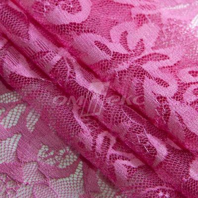 Кружевное полотно стрейч XD-WINE, 100 гр/м2, шир.150см, цвет розовый - купить в Нижнем Тагиле. Цена 1 851.10 руб.