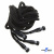 Шнурки #106-04, круглые 130 см, декор.наконечник, цв.чёрный - купить в Нижнем Тагиле. Цена: 31.89 руб.