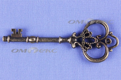 Декоративный элемент для творчества из металла "Ключ"8,5 см  - купить в Нижнем Тагиле. Цена: 26.66 руб.
