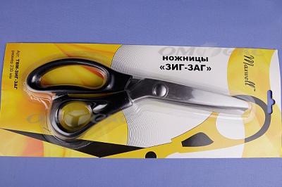 Ножницы ЗИГ-ЗАГ "MAXWELL" 230 мм - купить в Нижнем Тагиле. Цена: 1 041.25 руб.