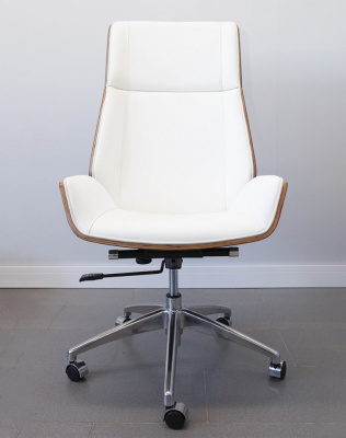 Кресло из натуральной кожи, каркас дерево арт. FX-BC06 - купить в Нижнем Тагиле. Цена 34 820.52 руб.