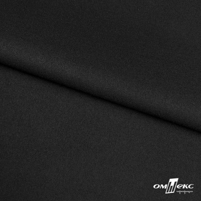 Ткань пальтовая, 80%полиэстр, 18% вискозы, 2% спандекса,400+/-25г/м2, ш.145 см #903, цв.(4) - чёрный - купить в Нижнем Тагиле. Цена 932.12 руб.