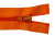 Спиральная молния Т5 849, 75 см, автомат, цвет оранжевый - купить в Нижнем Тагиле. Цена: 15.95 руб.