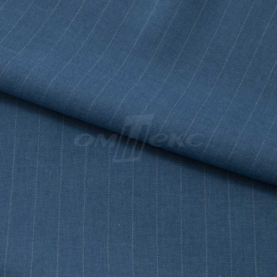 Костюмная ткань "Жаклин", 188 гр/м2, шир. 150 см, цвет серо-голубой - купить в Нижнем Тагиле. Цена 430.84 руб.