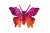 Бабочка декоративная пластиковая #10 - купить в Нижнем Тагиле. Цена: 7.09 руб.