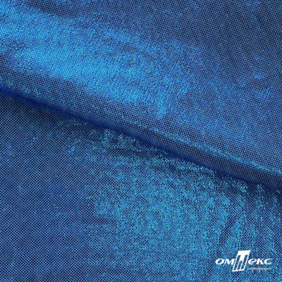 Трикотажное полотно голограмма, шир.140 см, #602 -голубой/голубой - купить в Нижнем Тагиле. Цена 385.88 руб.