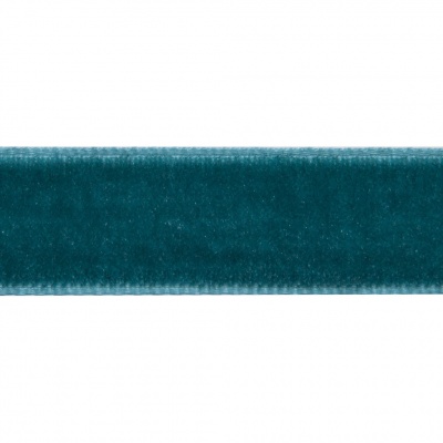Лента бархатная нейлон, шир.12 мм, (упак. 45,7м), цв.65-изумруд - купить в Нижнем Тагиле. Цена: 392 руб.