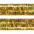 Тесьма с пайетками D16, шир. 20 мм/уп. 25+/-1 м, цвет золото - купить в Нижнем Тагиле. Цена: 786.13 руб.