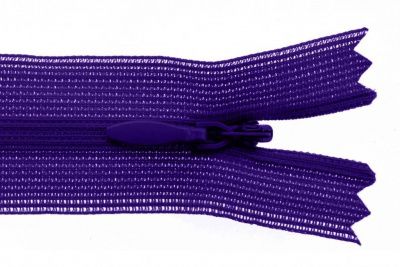 Молния потайная Т3 866, 50 см, капрон, цвет фиолетовый - купить в Нижнем Тагиле. Цена: 8.62 руб.