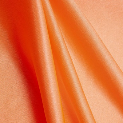 Поли креп-сатин 16-1543, 120 гр/м2, шир.150см, цвет персик - купить в Нижнем Тагиле. Цена 155.57 руб.
