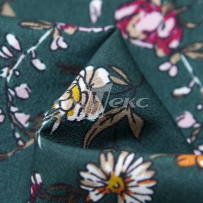 Плательная ткань "Фламенко" 6.1, 80 гр/м2, шир.150 см, принт растительный - купить в Нижнем Тагиле. Цена 241.49 руб.