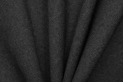 Ткань костюмная 25505 2003, 265 гр/м2, шир.150см, цвет т.серый - купить в Нижнем Тагиле. Цена 423.01 руб.