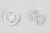 Кнопки пришивные пластиковые 11,5 мм, блистер 24шт, цв.-прозрачные - купить в Нижнем Тагиле. Цена: 59.44 руб.