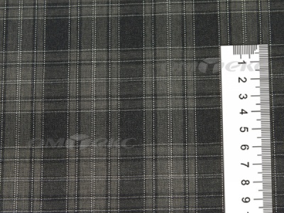 Ткань костюмная клетка 25235 2004, 185 гр/м2, шир.150см, цвет серый/бел - купить в Нижнем Тагиле. Цена 