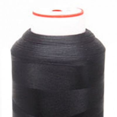 Нитки текстурированные кручёные, намот. 5 000 м, цвет чёрный - купить в Нижнем Тагиле. Цена: 72.17 руб.